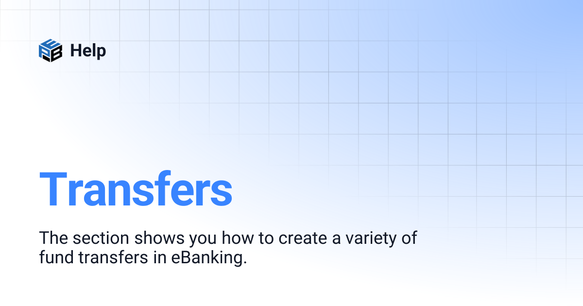 Transfers | Help